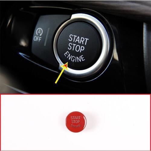For BMW X5 F15 2015-2017 ABS Plastic Car Start Engine Stop Cover Trim Accessories For BMW 3 Series F30 2013-2018