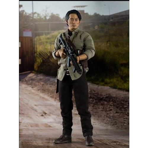 Deluxe Edition/Normal ver 1/6 Scale Full Set Male ThreeZero 3Z0038 Zombie Glen Rhee Action Figure Model for Fans Holiday Gifts