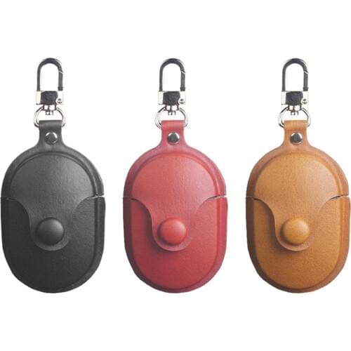 Leather Earphone Case For Redmi Airdots Headset Accessories Anti-lost Protective Headphones Case Cover For AirDots 2 AirDots S