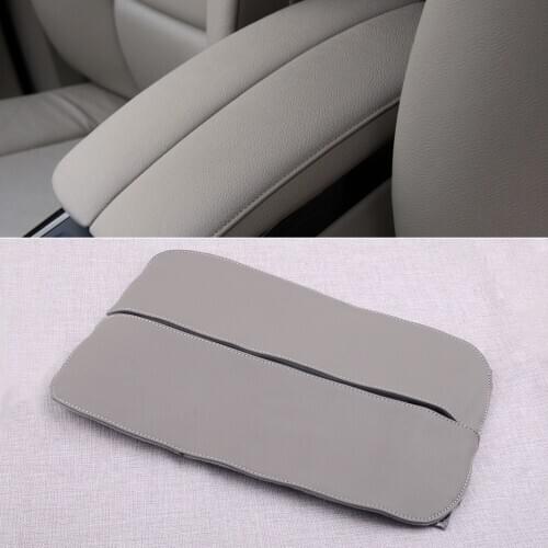 2Pcs/Set Grey Center Console Armrest Cover Fit For BMW X5 E70 X6 E71 2008 2009 2010 2011 2012 2013