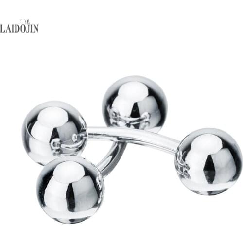 LAIDOJIN Fashion Ball Cufflinks for Mens High Quality Shirt Cuff buttons Metal Cuff links Women Dress Sweater Coat Accessories
