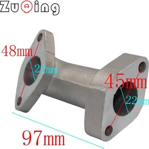 Motorcycl Carburetor Intake Manifold Pipe ZS125 FA64N Motocross High Quality Intake Manifold Pipe For ATV Dirt Bike JQ117