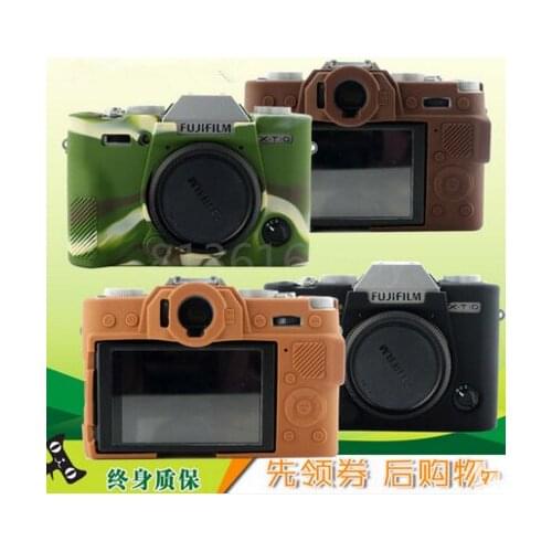 Nice Soft Silicone Rubber Camera Video Bag For FujiFilm Fuji X-T10 X-T20 XT10 Protective Body Cover Case Skin Digita lCamera Bag