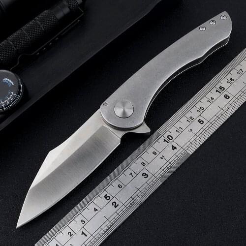 New CR 6130 folding knife camping hunting knife 9cr18mov blade steel handle outdoor tactical survival multi-purpose fruit knife