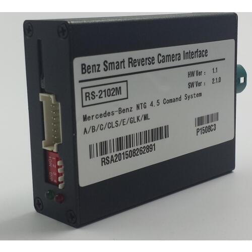 Plug and Play Car Reverse Camera Interface Rear Backup Parking System For Mercedes ML500 With Parking Guidelines