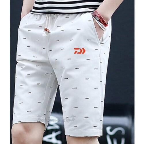 Drop Shipping M-5XL Daiwa Big Size Men Fishing Short Pant Summer Outdoor Hiking Climbing Sports Pants Fishing Clothing Trousers