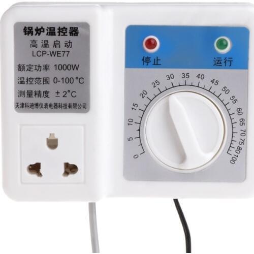 220V 1000W Boiler Thermostat Regulator Circulating Pump Temperature Controller