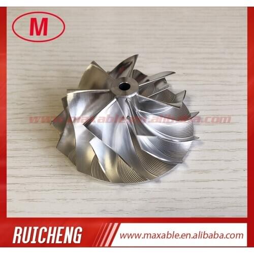 RHF5 52.56/68.00mm 7+7 blades aluminum 2618/milling/billet compressor wheel