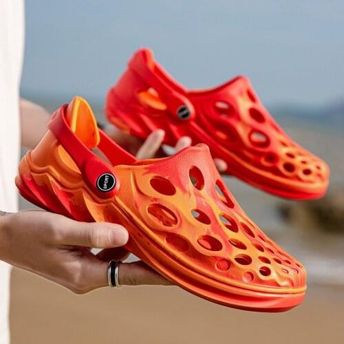 Casual Couple Wading Beach Slippers Men Sandals Summer Breathable Mesh Foam Runners Camouflage Men Swimming Sandals