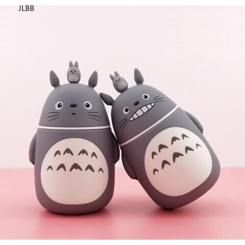 Cute Cartoon Totoro Glass Water Bottles Double Heat-resisting Lovely My Neighbor Totoro Glass Drinking Coffee Cup Travel Tumbler
