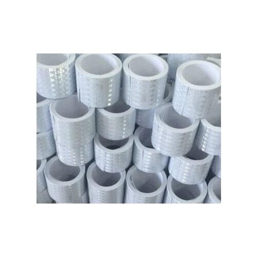 5cm*3m reflective warning tape white gum crystal color lattice reflective film reflective tape