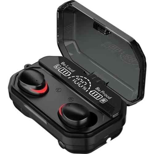 TWS CVC8.0 DSP Dual Noise Reduction Touch Earphone Support Siri HD Call Power Bank Phone Headset with Charging Box