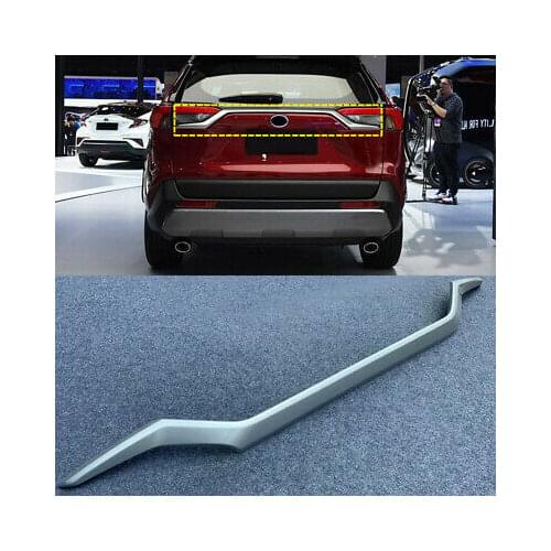 ABS Exterior Matte Rear Door Trunk Lid Molding Cover For Toyota RAV4 2019-2021