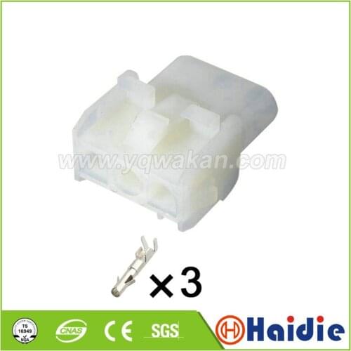 Free shipping 5sets 3pin auto waterproof round wire harness cable male connector 1-480701-0