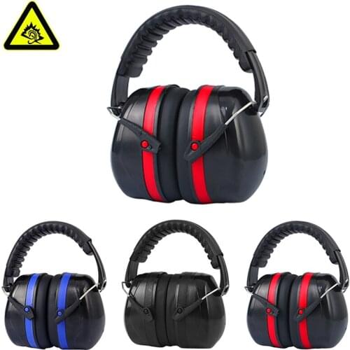 Work Noise Reduction Sound Ear Protector Earmuffs Brand Tactical Headset Hearing Protection Ear Muffs Hunting Shooting Sleep