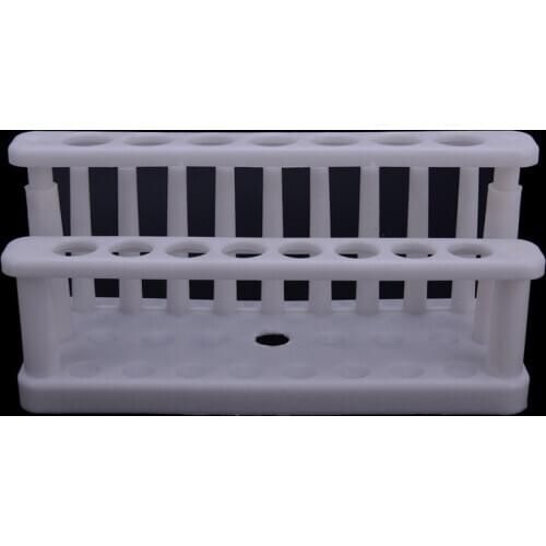 1pc Plastic Test Tube Rack 15 Holes and 9 Pins Holder Support Burette Stand Lab Test Tube Stand Shelf Diameter:15mm