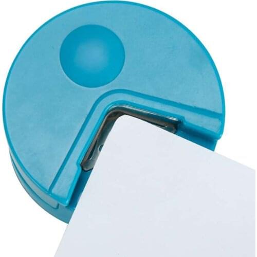 Paper Corner Rounder, R4mm Paper Hole Cutter for Photo Card Cutter, Paper Making, Stamp Envelope Corner Cutting, Blue