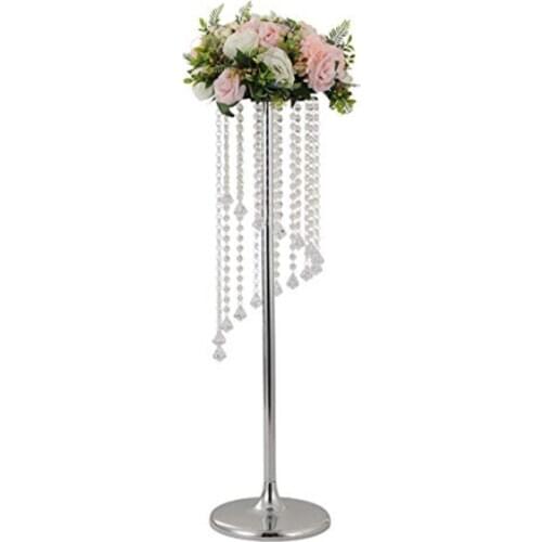10pcs)90cm Wedding Table Centerpiece crystal flower stand Road Lead Flower Stand for Wedding Home Christmas Decoration senyu1976