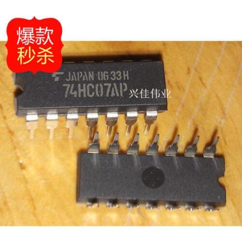 10PCS New original authentic TC74HC07AP 74HC07AP 74HC07 DIP14 logic chips