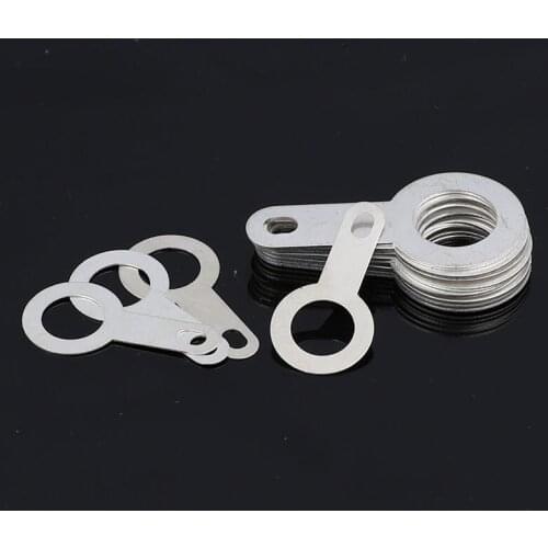 100pcs Inner diameter of single end lug copper gasket 2.2 / 2.7 / 3.2 / 4.2 / 5.2 / 6.2