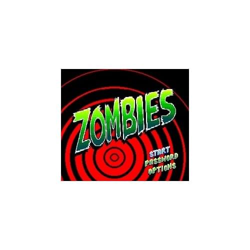 Zombies 16 bit MD Game Card For Sega Mega Drive For SEGA Genesis