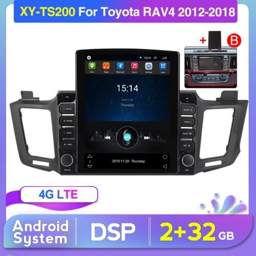 4G LTE 2.5D 9.7" Tesla Screen Android Car Radio Multimedia Player GPS Navi for Toyota RAV4 RAV 4 2013-2017 Stereo Unit DSP WIFI