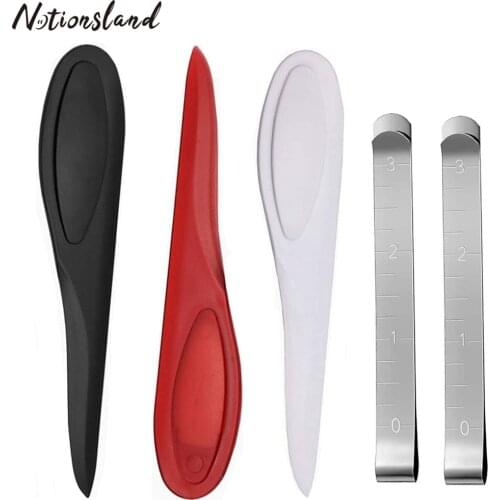 5 Pcs/set Point Tuner Sewing Mark Turner Sewing Hemming Clips Plastic Seam Creaser Point Tuner Sewing Quilting Seam Presser Tool