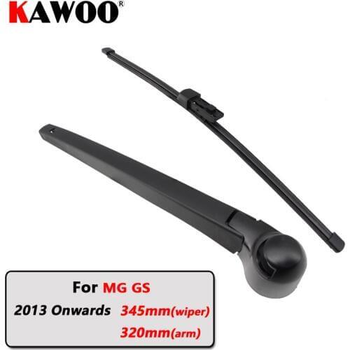 KAWOO Car Rear Wiper Blades Back Window Wipers Arm For MG GS Hatchback (2013 Onwards) 345mm Auto Windscreen Blade Styling