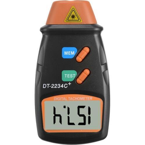 1Set Digital Laser Tachometer With LCD Screen DT2234C Digital Laser Rev Counter Meter Non-contact Tachometer Rev Counter
