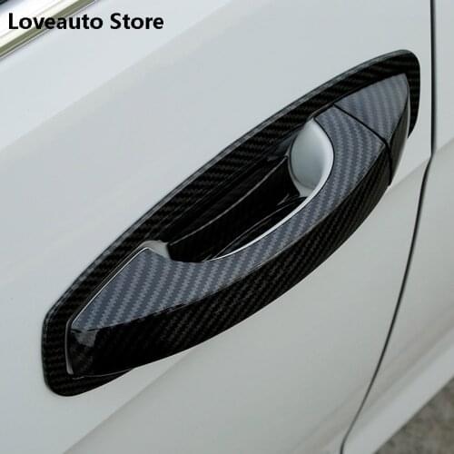 For Volkswagen VW Golf 7 2019 2018 2017 2016 Car Door Handle Protective Cover Door Handle Outer Bowls Trim 2015 2014 2013