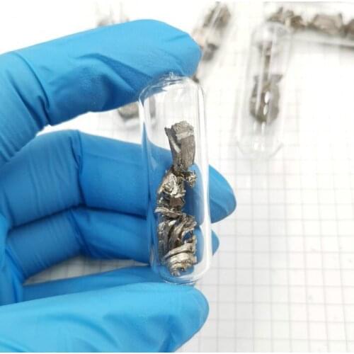 Ytterbium Pure Metal in sealed vial 5 gram