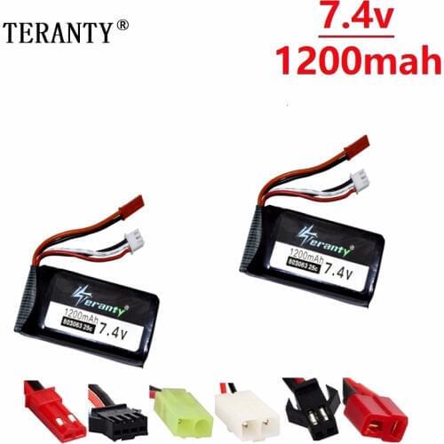 7.4V 1200mAh 803063 30C Lipo battery For Yi zhang X6 H16 MJX X101 X102 remote control quadrocopter 7.4V 1200mAh 2S lipo battery