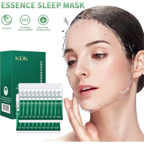 20pcs/box Disposable No-wash Sleeping Mask Moisturizing Repairing Facial Mask Cream Remove Fine Lines Face Skin Care Mask TSLM1