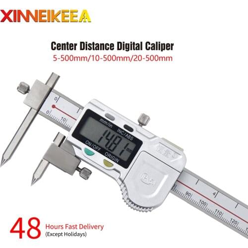 Center Distance Digital Caliper Measuring Range 5-500 10-500 20-500mm Edge To Center Distance Digital Caliper Measuring Tools