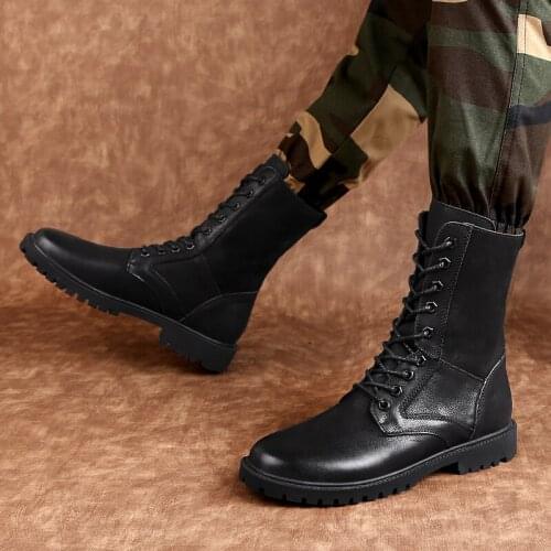 Mens Casual Boots Sports Casual Shoes Men Black Fashion For Man Mens Sneakers 2020 New Breathable Leather Shoe