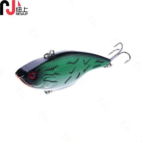 1PCS VIB Fishing Bait 7.5cm 18g Vibration Vibe Rattle Hooks Plastic Hard Lure Lipless Fishing Tackle