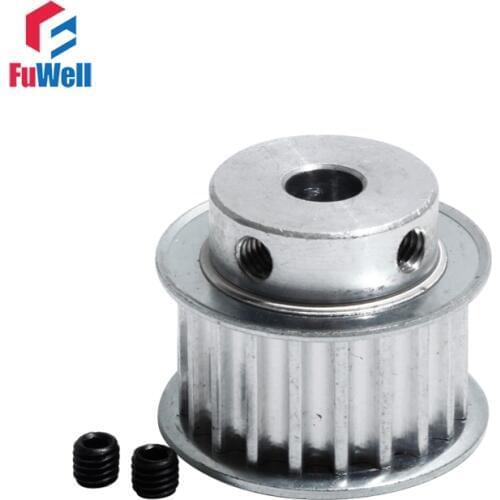 Timing Pulley HTD5M 18T Timing Belt Pulley 16mm Belt Width 5/6/6.35/7/8/10/12mm Bore Aluminum Alloy 18Teeth Synchronous Pulley