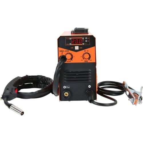 Carbon dioxide gas shielded welding machine dual-purpose electric welding machine/no gas welding machine 220v household