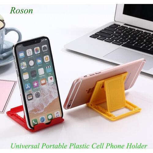 Universal Portable Plastic Cell Phone Holder For iPhone Desk Foldable Mobile Phone Stand Holders Support Phone Stent for Samsung