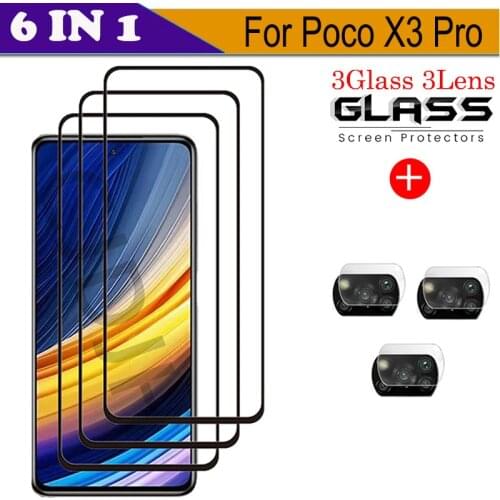 Tempered Glass For Xiaomi Poco X3 Pro Screen Protector Glass For Xiaomi Poco X3 Pro Camera Film For Xiaomi Poco X3 Pro