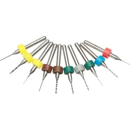 0.3-1.2mm Tungsten Steel Carbide Drill Bit Set For Watch Repair Circuit Board Tungsten Watchmaker Repair Tool