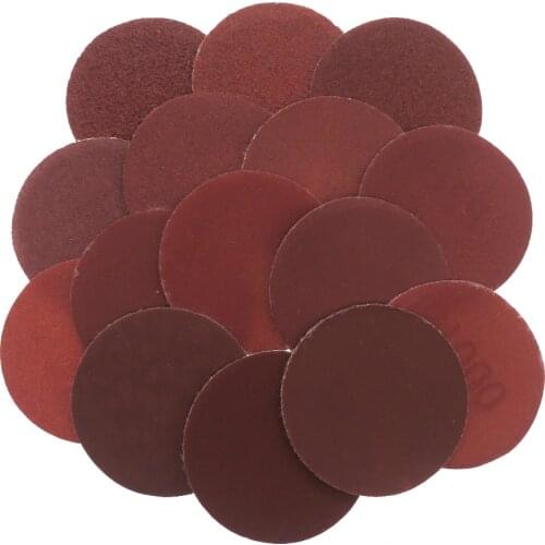 35 Pack 2 Inch Sanding Discs Hook and Loop Sandpaper 40-2000 Grit Aluminium Oxide for Drill Sander Grinder Rotary Tools No Hole