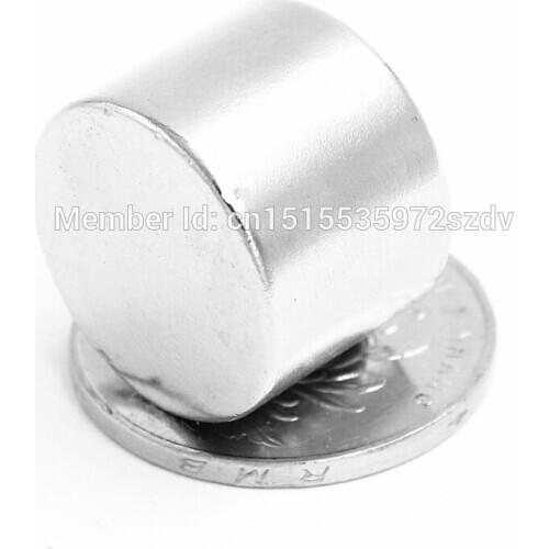 50pcs Strong Round Dia 20mm x 15mm N35 Rare Earth Neodymium Magnet Art Craft Fridge 20x15mm