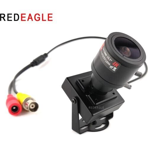 REDEAGLE CVBS Mini Varifocal Analog CCTV Camera 2.8-12mm Adjustable Lens Car Home Security Video Surveillance Camera