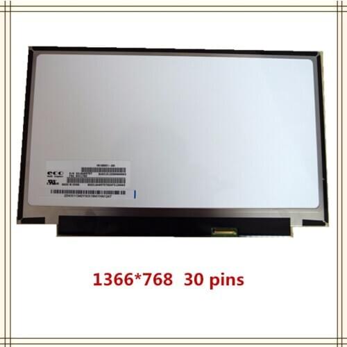 Free shipping 12.5 slim 30pin B125XTN03.0 B125XTN01.0 LP125WH2 TPH1 hb125wx1-200 loptop screen 1366*768