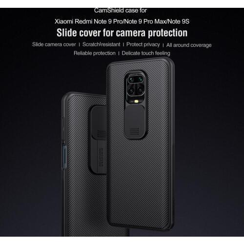 NILLKIN Camera Protection Slide Cover CamShield Case Shell For Xiaomi Redmi Note 9 Pro Max/Note 9S 2020/K30i/10X Pro 5G/10X 4G