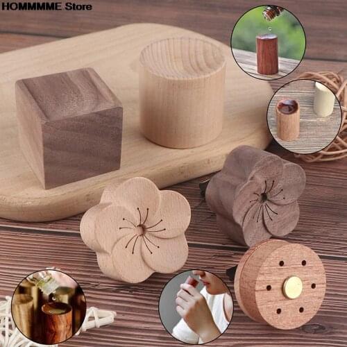 Wooden Essential Oil Aromatherapy Diffuser Wooden Aroma Diffuser Fragrance Diffused Wood Refreshing Sleep Aid