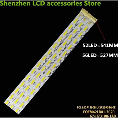 For TCL L42F1590B/2590E 67-H73108-1A0 0EM42LB01-LED7020-V0.4 42inch use aluminium 100%new LCD TV backlight bar