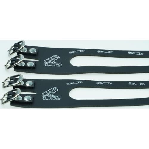 DNS Toecage Strap Fixed Gear Dog Mouth Pedal Straps Retro Doad Bike1Pair Leather Rope Clips dns