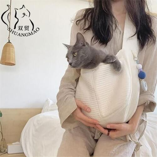 Pet Cat Carrier Handbag Dog Shoulder Outdoor Bag Puppy Bags for Dogs Travel Backpack Handmade Bagpack Animals Cats Carriers